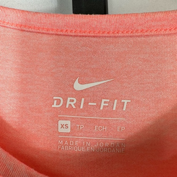 Nike Dri-fit Heathered Pink Athletic Tank Sz XS-LIKE NEW! - Picture 3 of 10